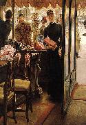 James Joseph Jacques Tissot Shop Girl painting